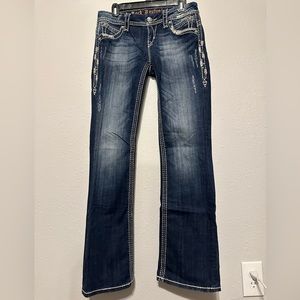 Rock Revival Denim Bootcut Jeans. Size 27. Excellent Condition!
